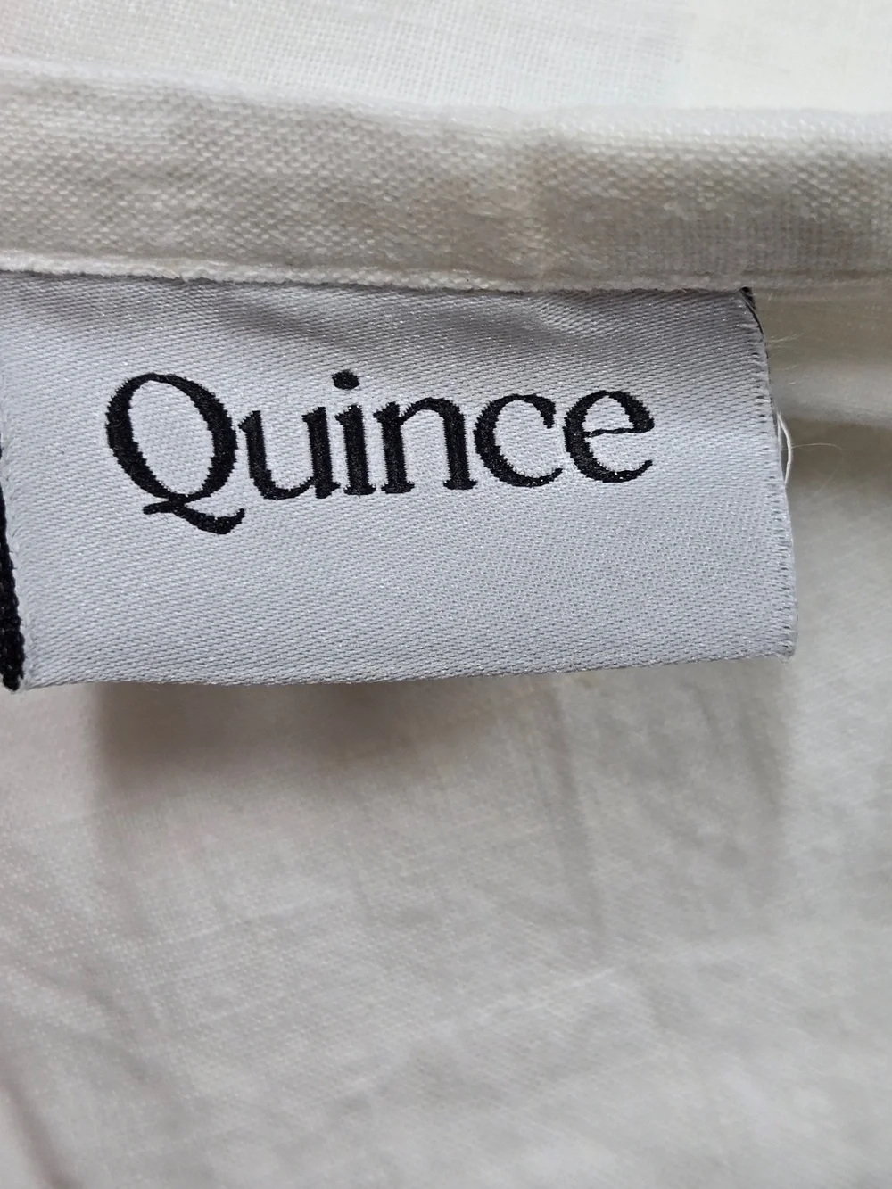 QUINCE Set Of 2 48x84 European Linen Curtains White 9532